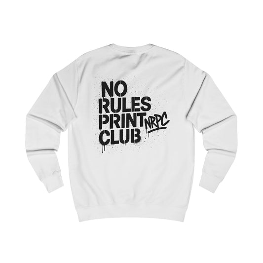No Rules Print Club Unisex Sweatshirt - Cozy Streetwear Style